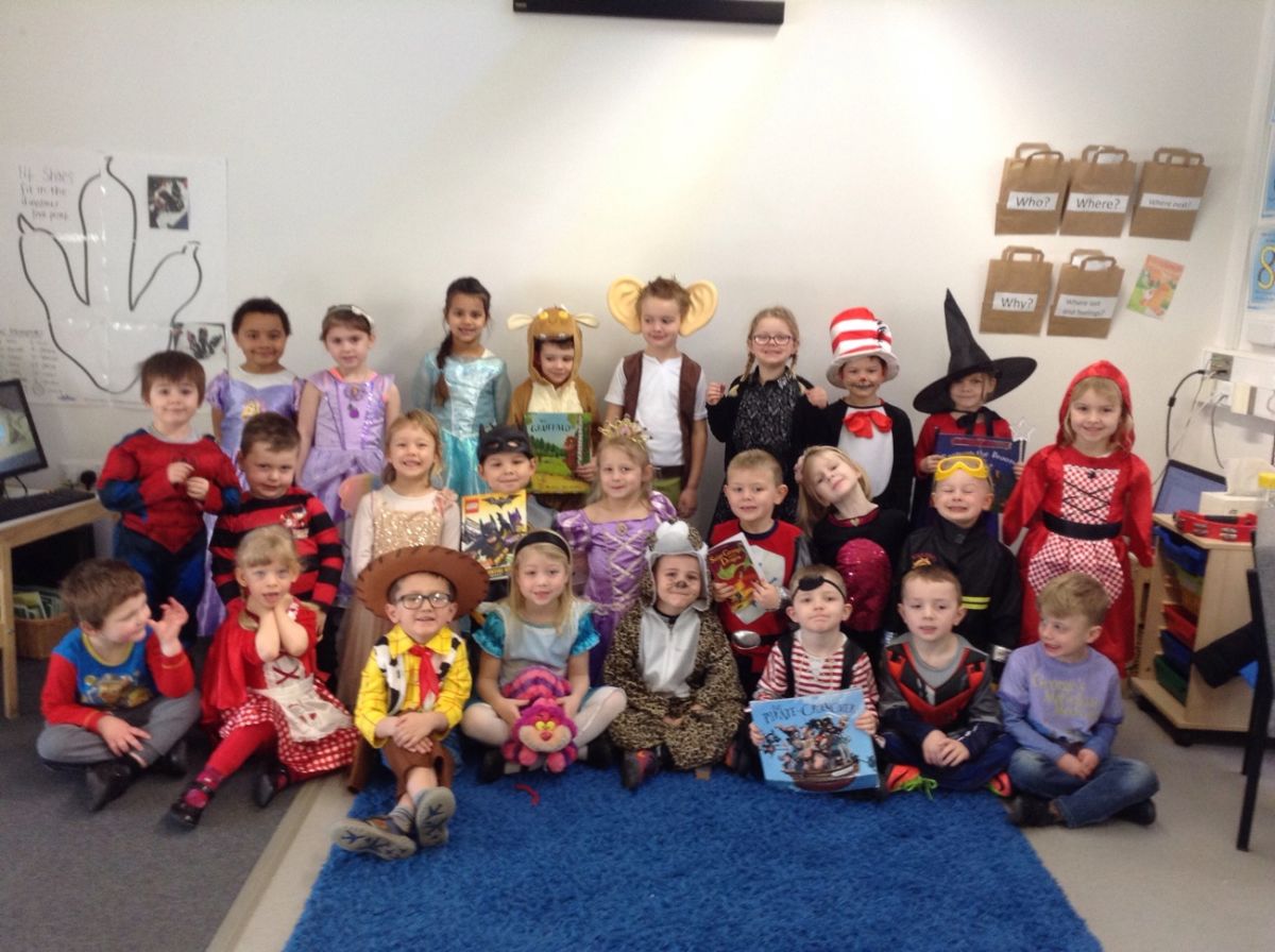 World book day in foundation. Class 1 & 2. – Hoyland Common Primary School