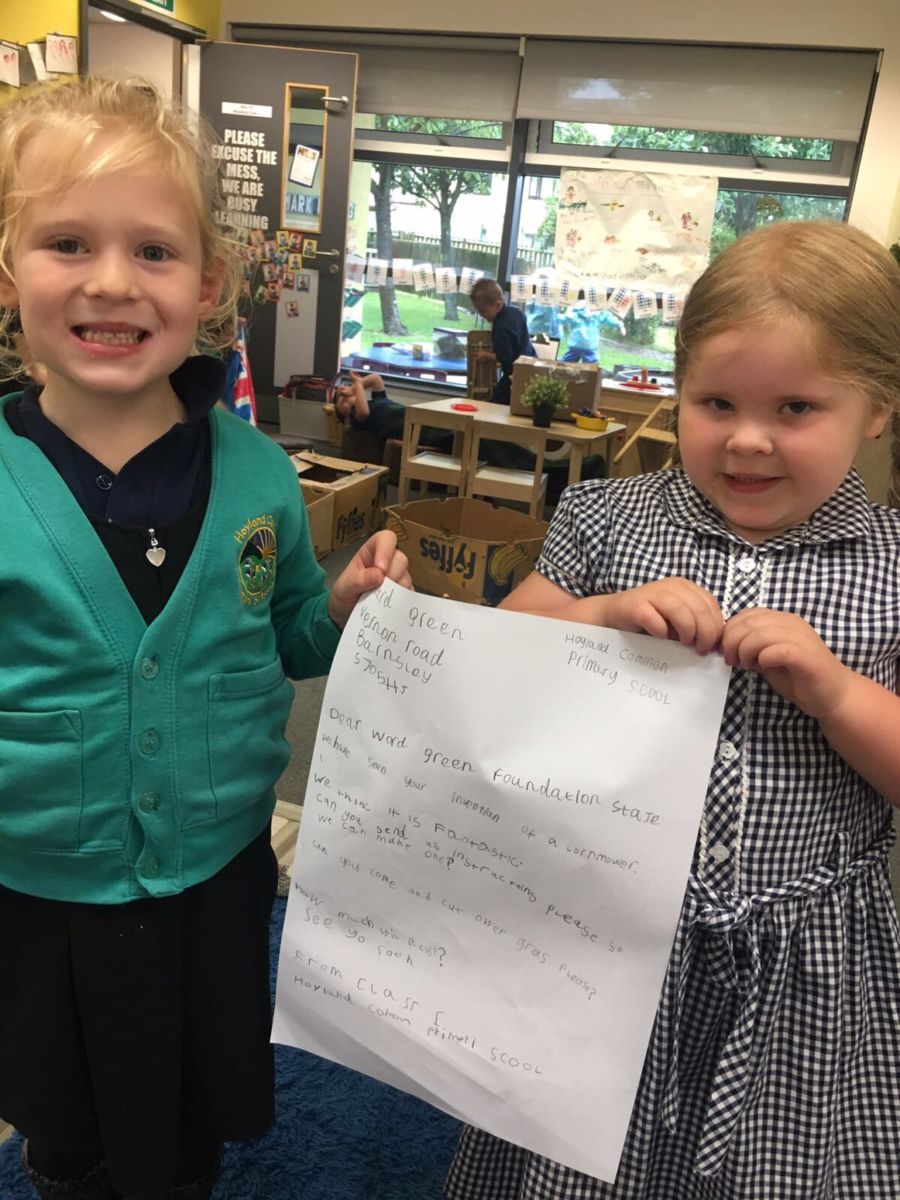 Dear Ward Green – Hoyland Common Primary School